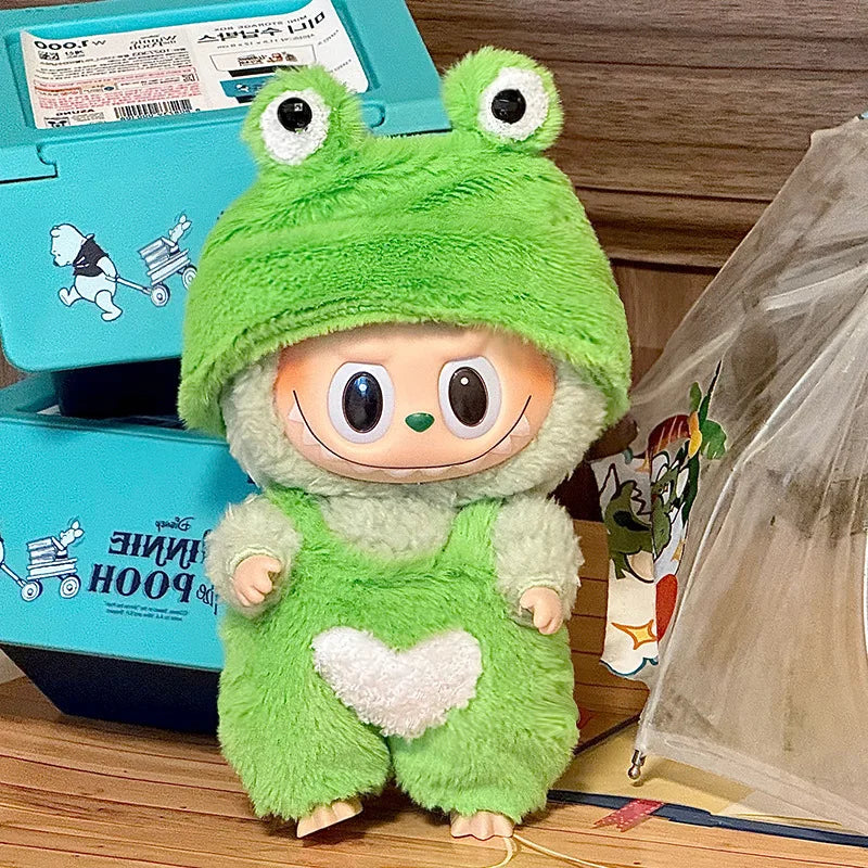 15-17CM LABUBU Macaron Frog Set