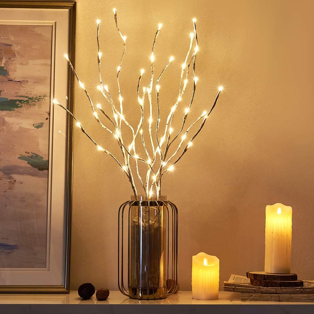 White Birch Branch Lights