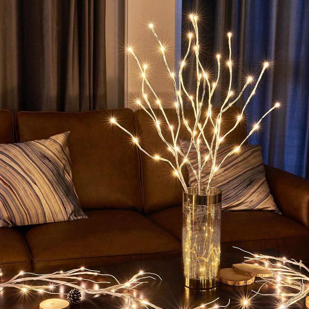 White Birch Branch Lights