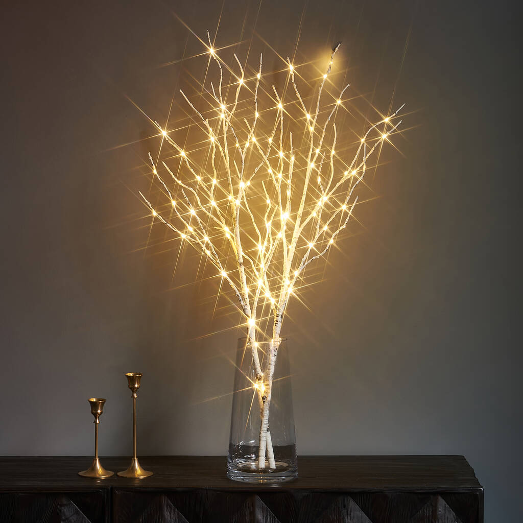 White Birch Branch Lights