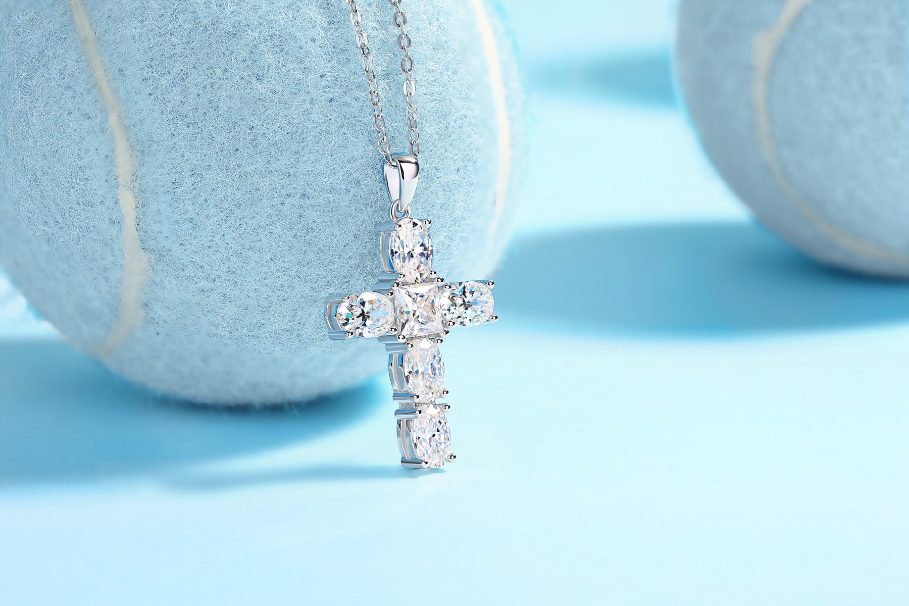 Eternal Diamond Cross Pendant
