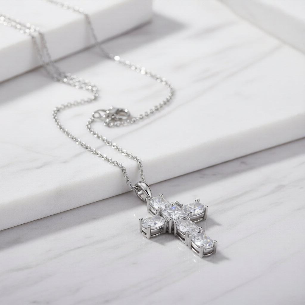 Eternal Diamond Cross Pendant
