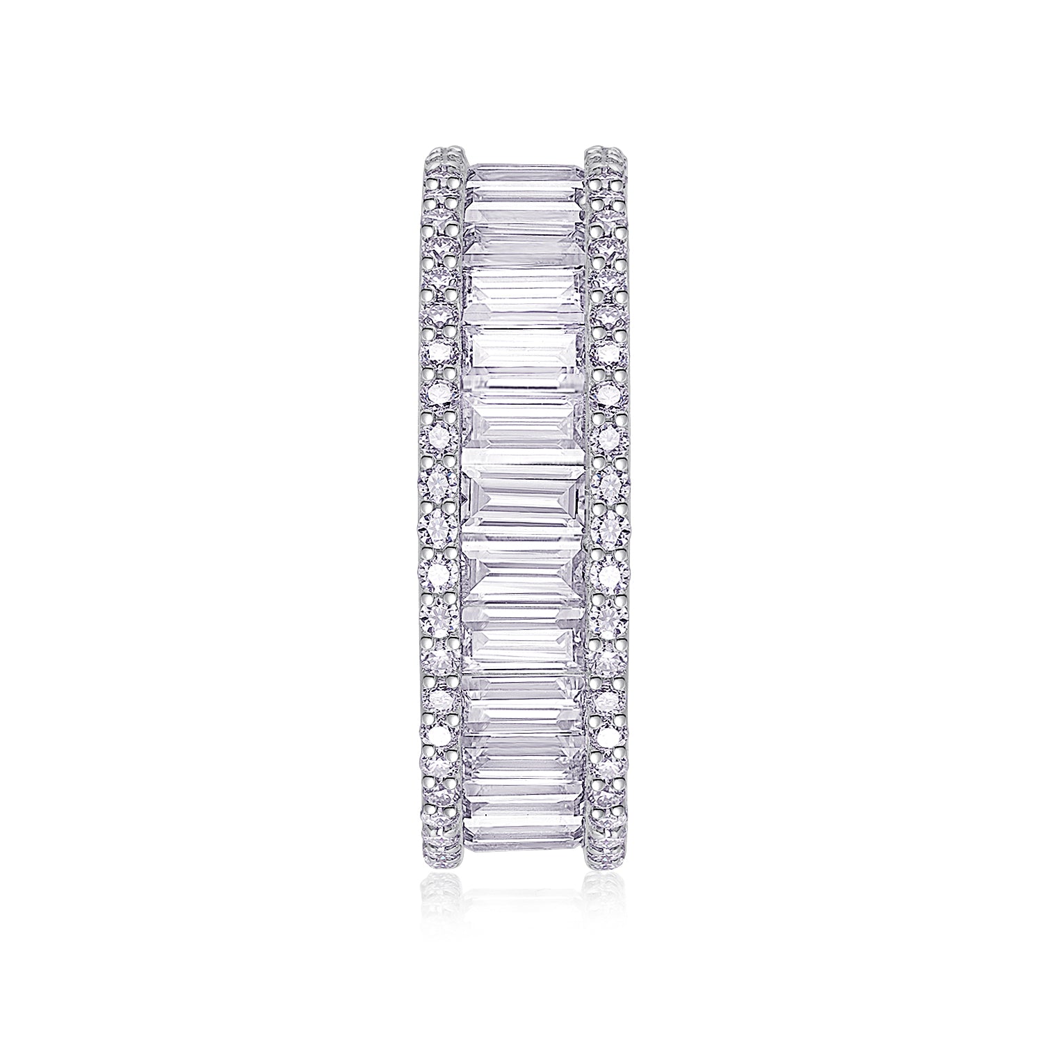 Emerald-Cut Eternity Band