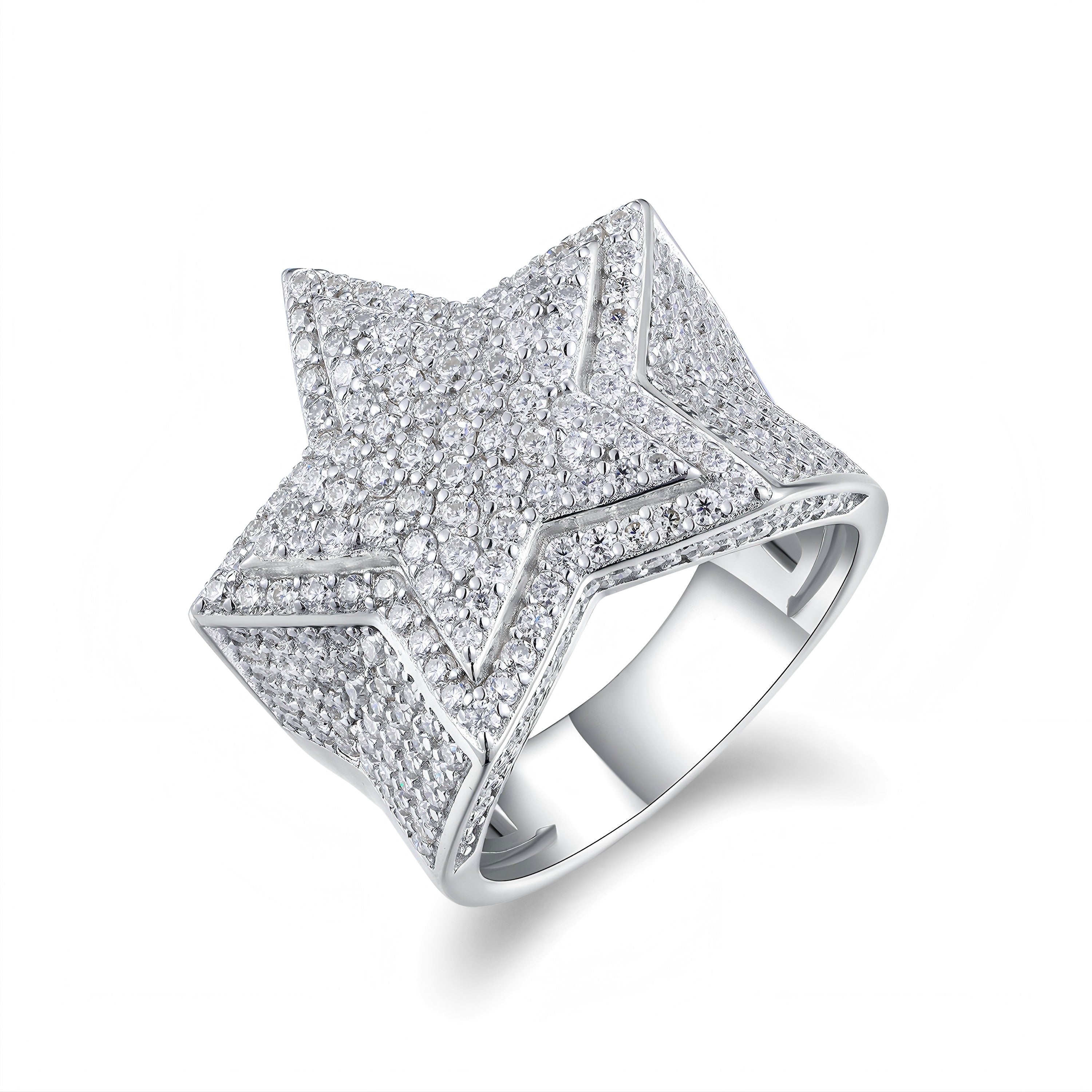 Celestial Diamond Star Ring