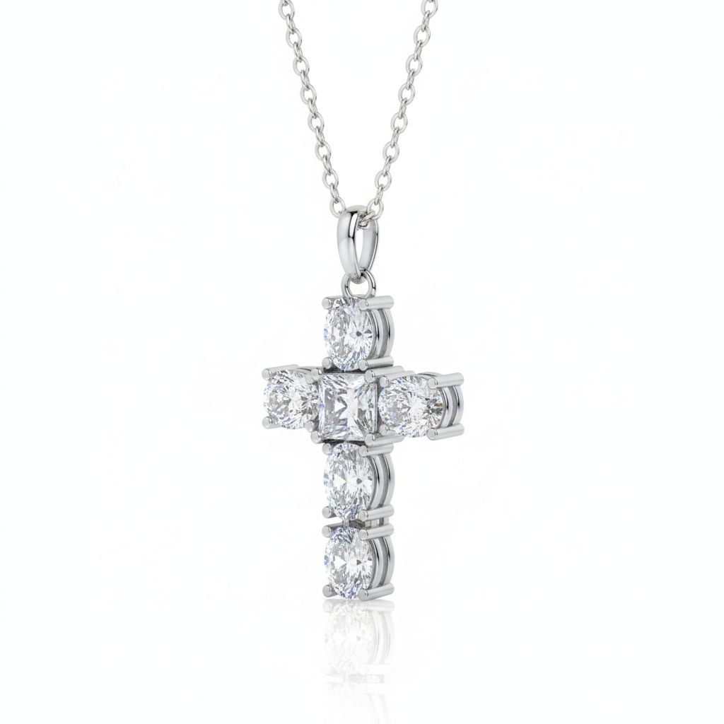 Eternal Diamond Cross Pendant