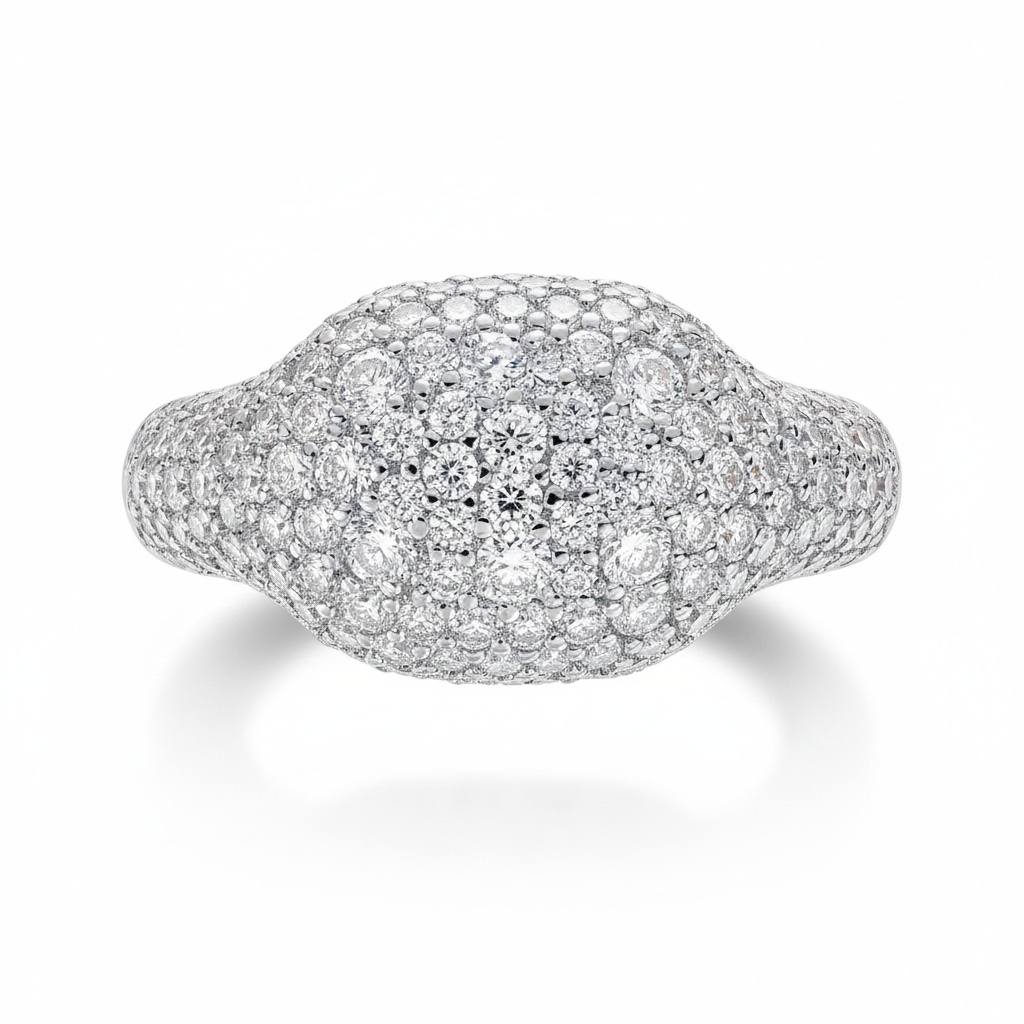 Lumière Diamond Dome Ring