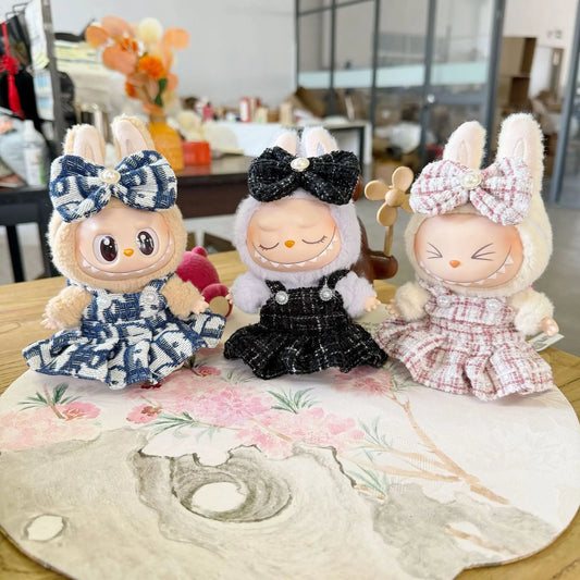 17cm Labubu Clothes Outfit Accessories-Skirt  Clothing Gift