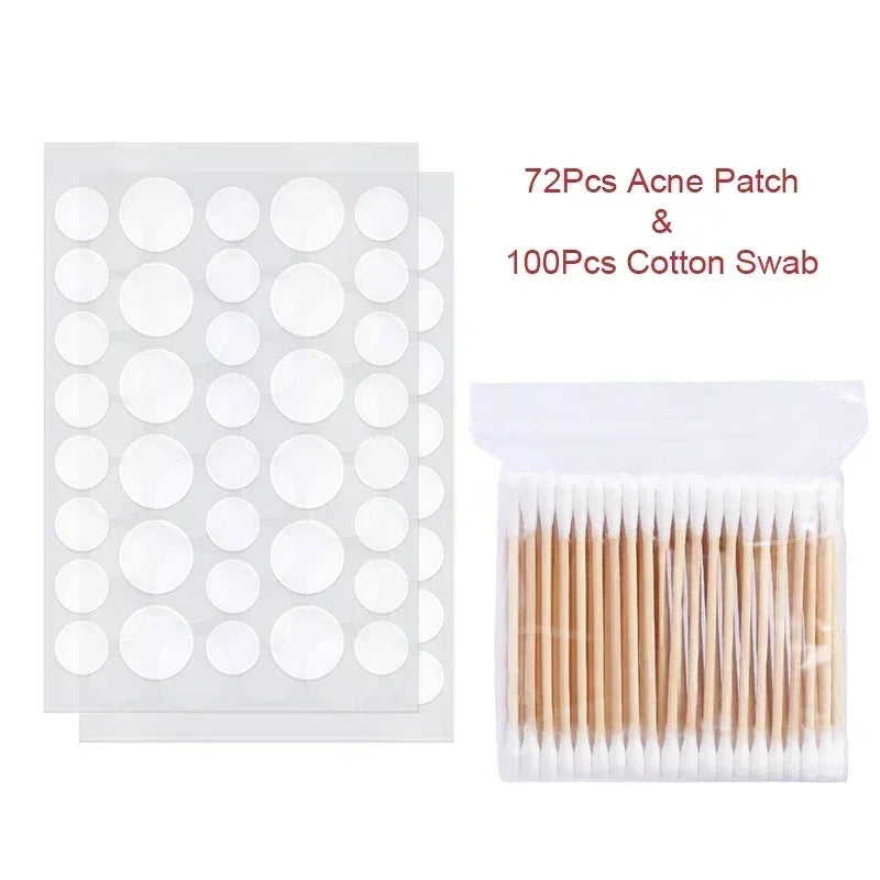 Pimple Patches for Face,  Spot Stickers with Salicylic Acid, Tea Tree Oil & Calendula Oil.