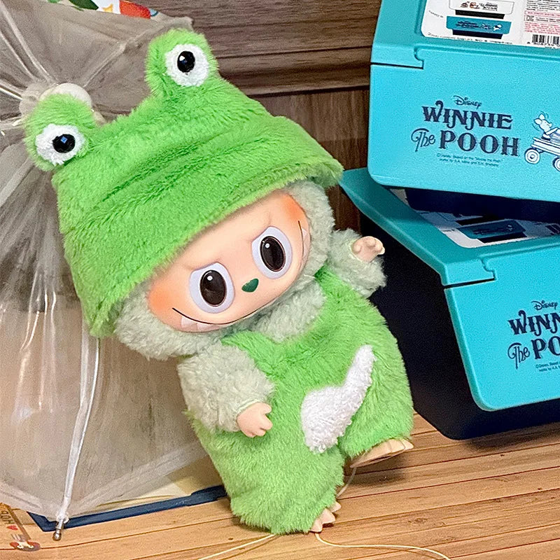 15-17CM LABUBU Macaron Frog Set