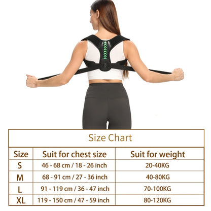 Back Brace Posture Corrector for Women and Men, Adjustable and Breathable Shoulder Straightener Support Belt.