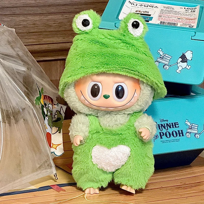 15-17CM LABUBU Macaron Frog Set