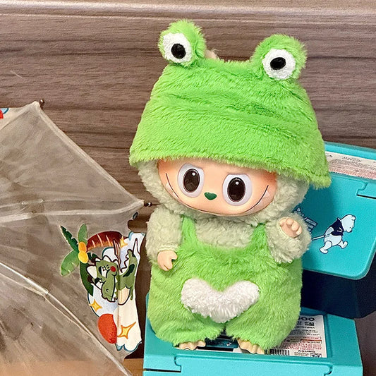 15-17CM LABUBU Macaron Frog Set