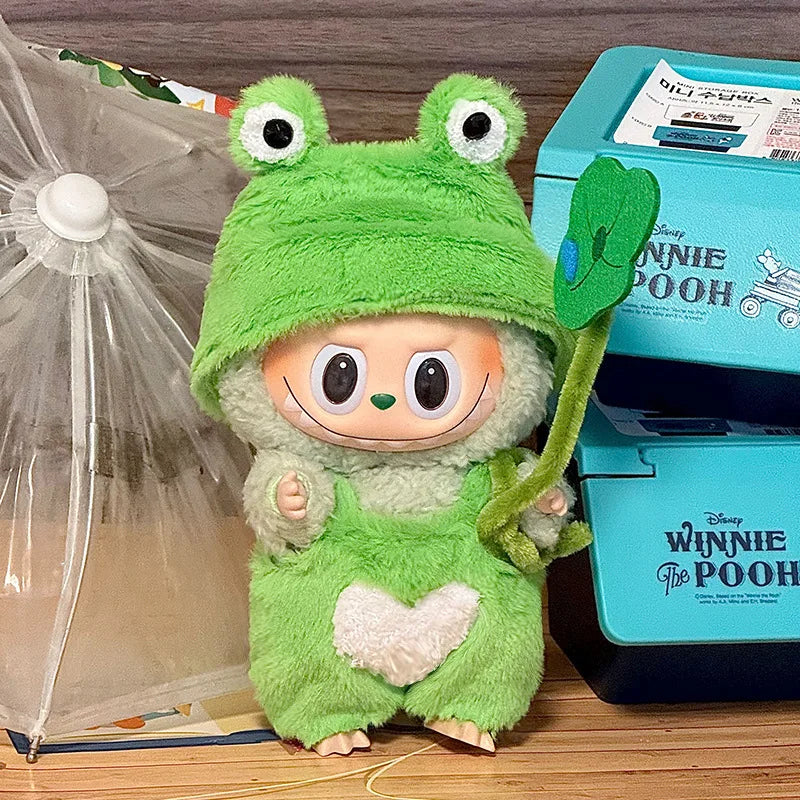 15-17CM LABUBU Macaron Frog Set