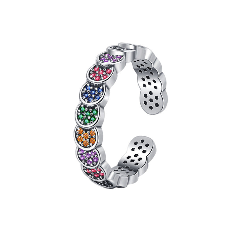 Rainbow Adjustable Band Ring