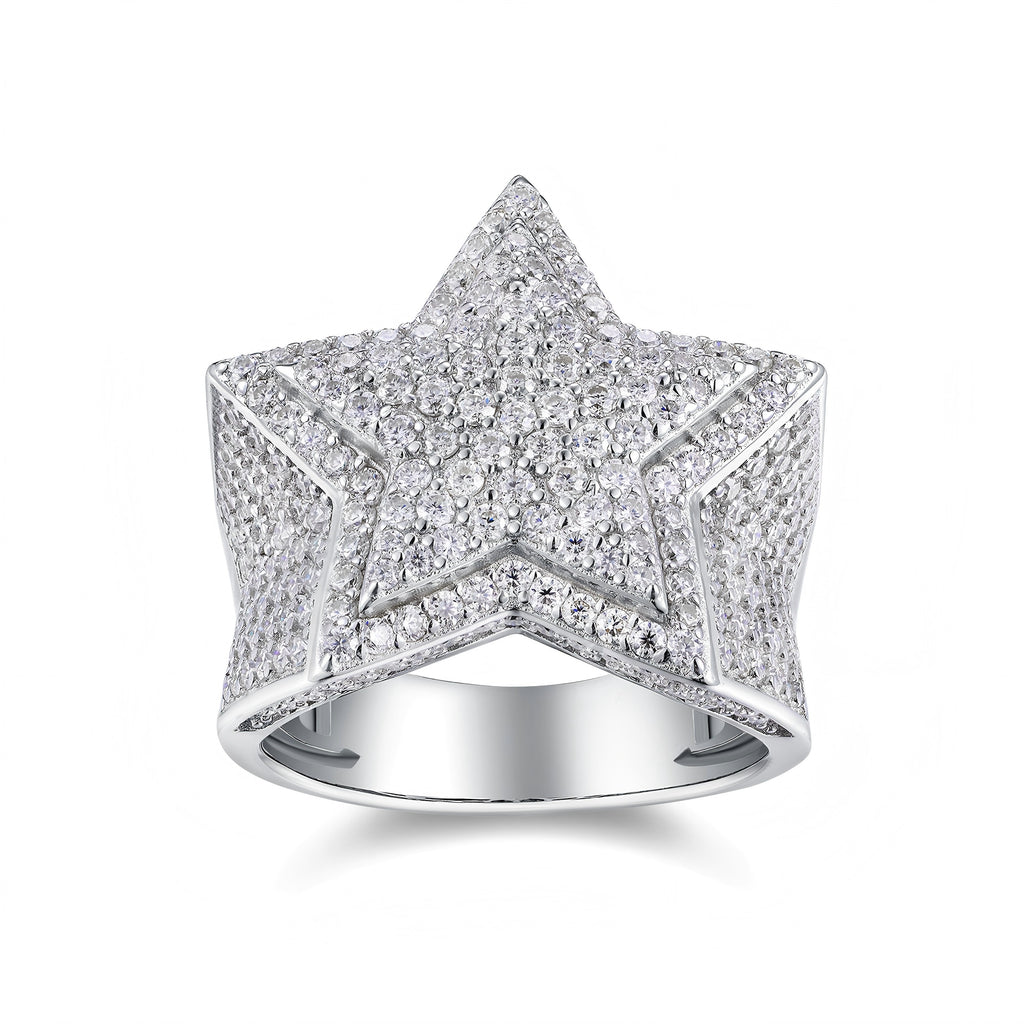 Celestial Diamond Star Ring
