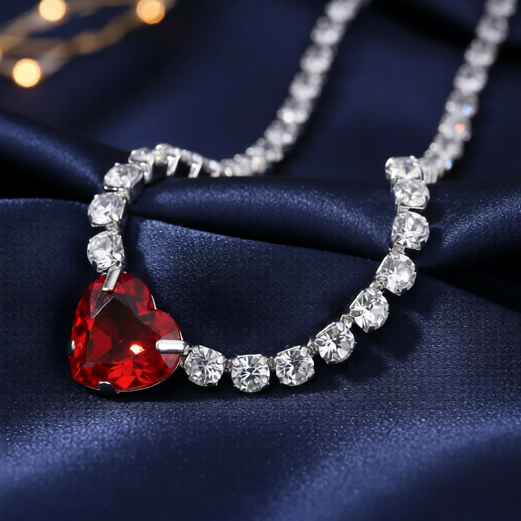 Crimson Heart Necklace